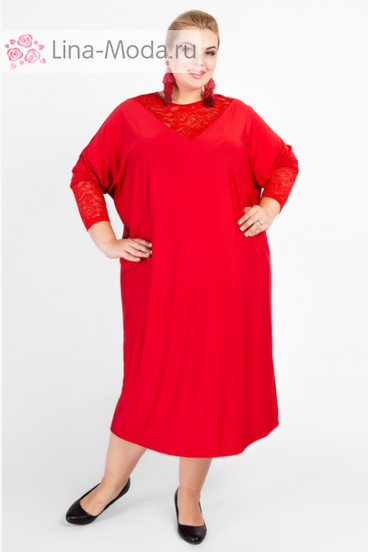 Платье "Артесса" PP04014RED25 (Красный)