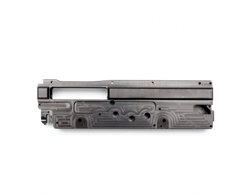 Гирбокс (RetroArms) 8мм алюмин. CNC M249/ПКМ (с быстросъемн. пружиной)  (AL 7075)